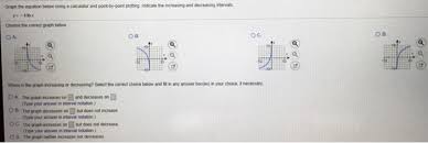 Solved Graph The Equation Below Using A