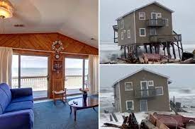 outer banks oceanfront house swept to sea