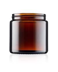 120ml Amber Glass Ointment Jar Origin
