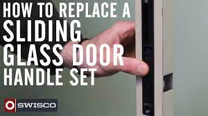 replace a sliding glass door handle set