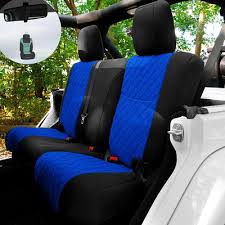 Blue Neoprene Custom Car Seat Cover