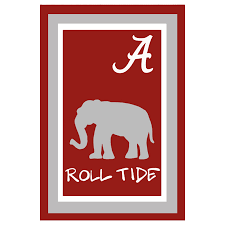 Alabama Roll Tide Elephant Garden Flag