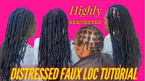 4.5 out of 5 stars. How To Quick Distressed Faux Locs Youtube