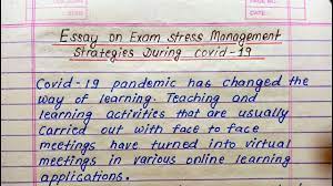 essay on exam stress management