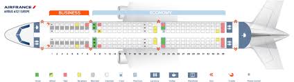 Seat Map Airbus A321 100 Air France Best Seats In Plane