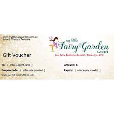 Gift Voucher 100 Fairy Garden Ornaments