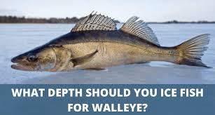 what depth should you ice fish for