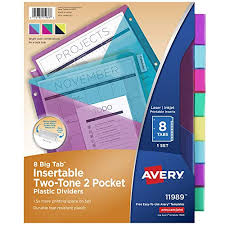 File dividers for individual filing systems dividers make it simple to organize as little as avery plastic insertable divider 8 tab 11901 template. Best Index Dividers Buying Guide Gistgear