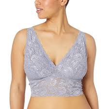 Cosabella Womens Plus Size Say Never Extended Plungie Longline Bralette