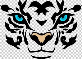 tiger face png clipart art