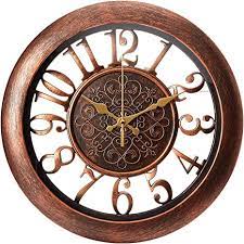 Maybe you would like to learn more about one of these? Amazon Com Adalene Wall Clocks Battery Operated Non Ticking Completely Silent Quartz Movement Vintage Rustic Clocks For Living Room Decor Kitchen Bedroom Bathroom Modern Retro Wall Clock Large Decorative Kitchen