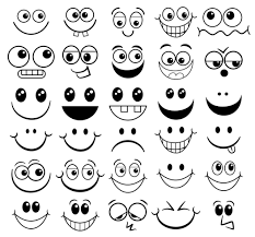 basic happy cartoon funny faces 7969498