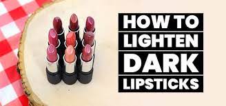 how to make a dark lipstick lighter 4