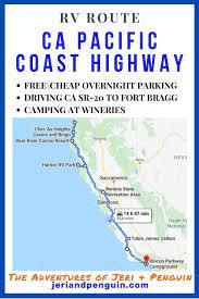 ca pacific coast highway road trip by rv