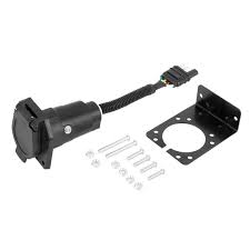 You'll see the installation instructions available on this page as well. 4 Pin To 7 Pin Trailer 4 Wire Plug Hitch Light Trailer Wiring Harness Extender Reverse Plug With Mounting Bracket Walmart Com Walmart Com