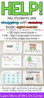 Imposing Printable Sight Word Books Free For Second Grade
