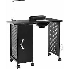 costway manicure nail table mobile