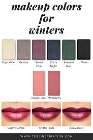 makeup for winters teal inspiration