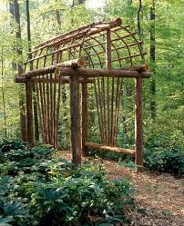 Rustic Arbor Ideas With Simple Charm