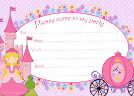 Princess Birthday Invitations Template Free Kaza Psstech