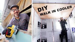 Smooth, aluminum floors are included in some units to collect condensation and to prevent the floors outside the unit from becoming slippery. Diy Walk In Cooler Build Insulating Walls Youtube