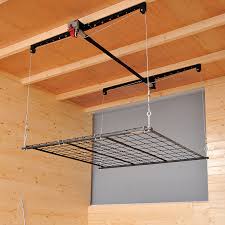 lr 1601 cable lifted garage rack