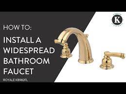 How To Install A Widespread Bathroom