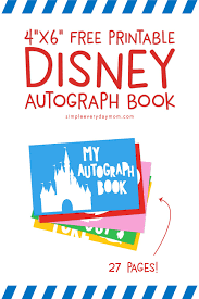Check spelling or type a new query. This Free Printable Diy Disney Autograph Book Will Be The Park Favorite