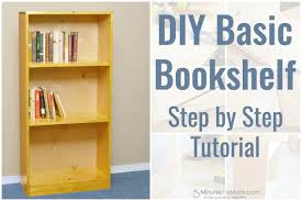 diy basic bookshelf how to build a