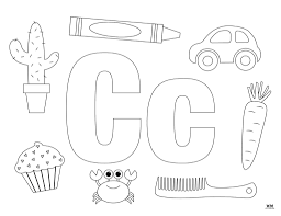 letter c coloring pages 15 free pages