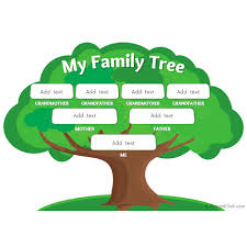 family tree for kids getting them