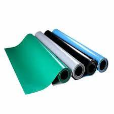 rubber roll esd mat blue thickness 1