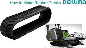 how to make rubber tracks you