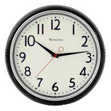 Westclox 12in Indoor Outdoor Clock