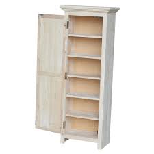 solid wood unfinished storage cabinet