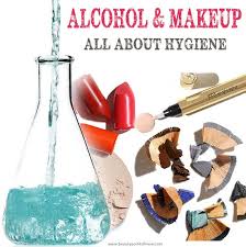 alcohol makeup beauty point of view