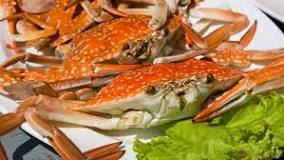 How can you tell if crab is cooked?