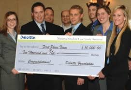 Deloitte FanTAXtic National Case Study Competition Sees Top Honors     School of Engineering Students Take on Accenture Case Study Competition