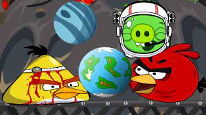 Angry Birds Space Big Bomb - PROTECT COVER ANGRY BIRDS FROM METEORS ON SPACE  - YouTube