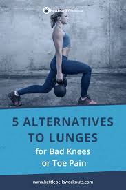 lunges for bad knees or toe pain