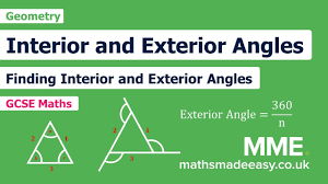 interior and exterior angles worksheets