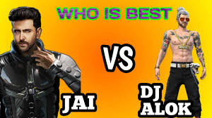 Dj 'k ' vs dj alok mega battle. Hrithik Roshan In Freefire New Character Jai Vs Dj Alok Who Is Best Character In Freefire Youtube