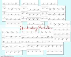 Cursive Handwriting Practice Sheets Backtoschoolweek Kleinworth Co