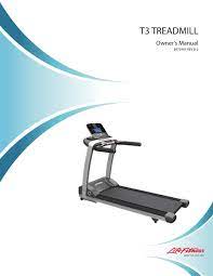 life fitness t3 owner s manual pdf