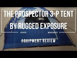 the prospector 3 person tent equipment