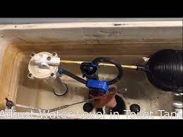 adjust water level in toilet tank