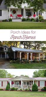 Ranch Home Porches Add Appeal And