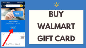how to walmart gift card