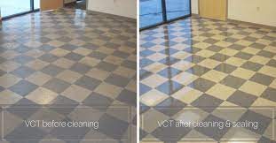 professional vinyl floor cleaning in