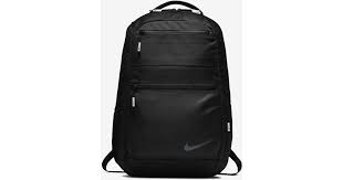 nike departure golf backpack in black